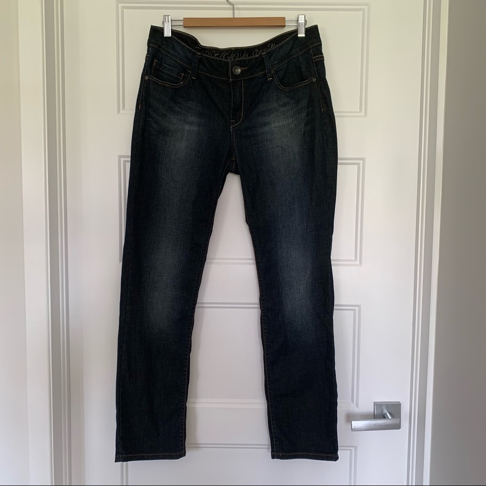 Esprit - Tube Slim Blue/Black Dark Wash Skinny Jeans - Size 32
